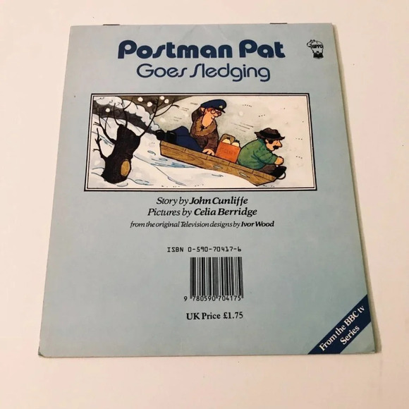1980s Postman Pat BooksTakes a Message and Goes Sledging - Picture 4 of 16